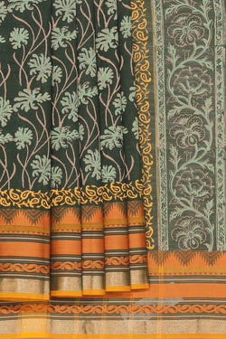 Collection of Hand block printed cotton saree in a gallery layout