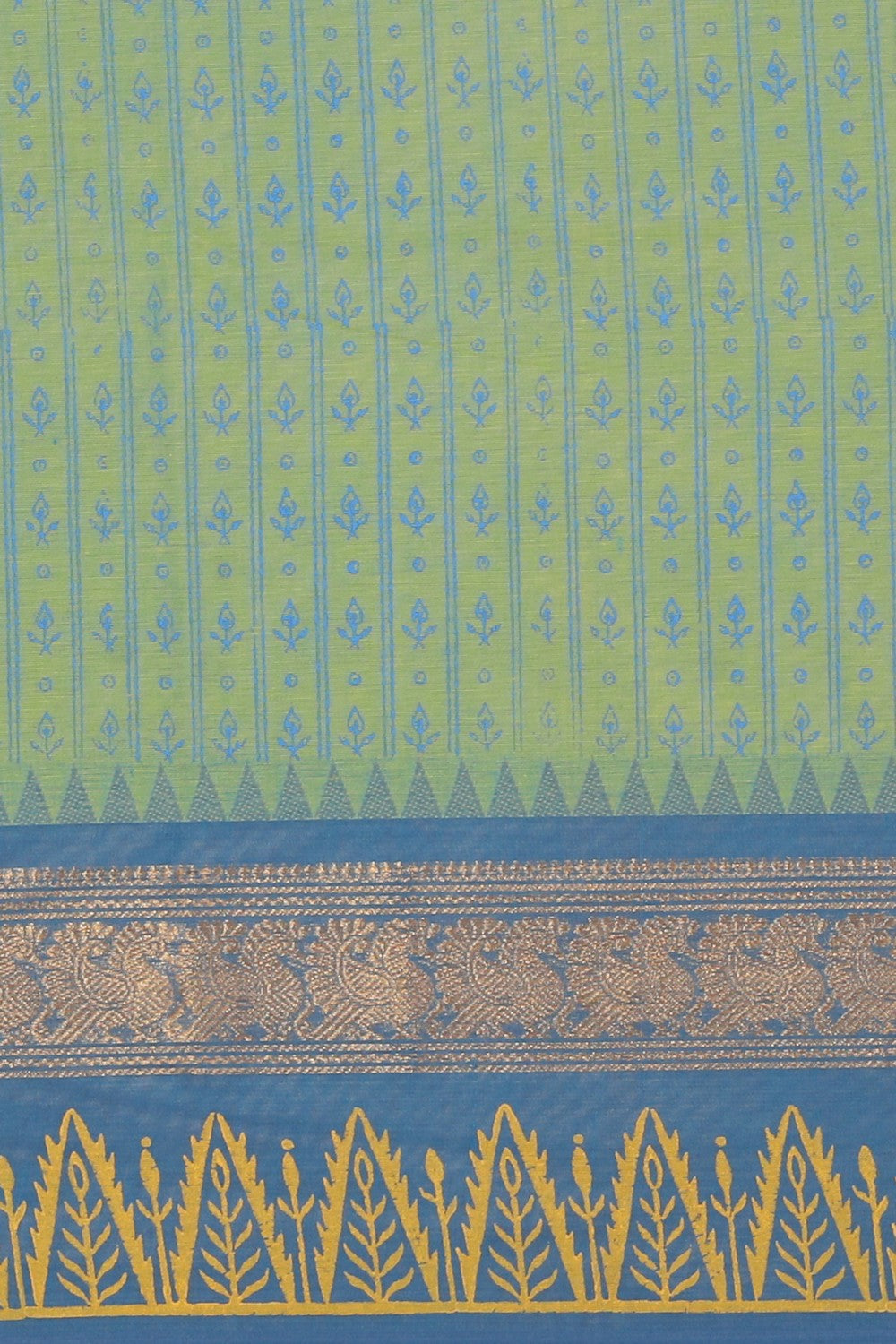 Collection of Hand block printed cotton saree in a gallery layout