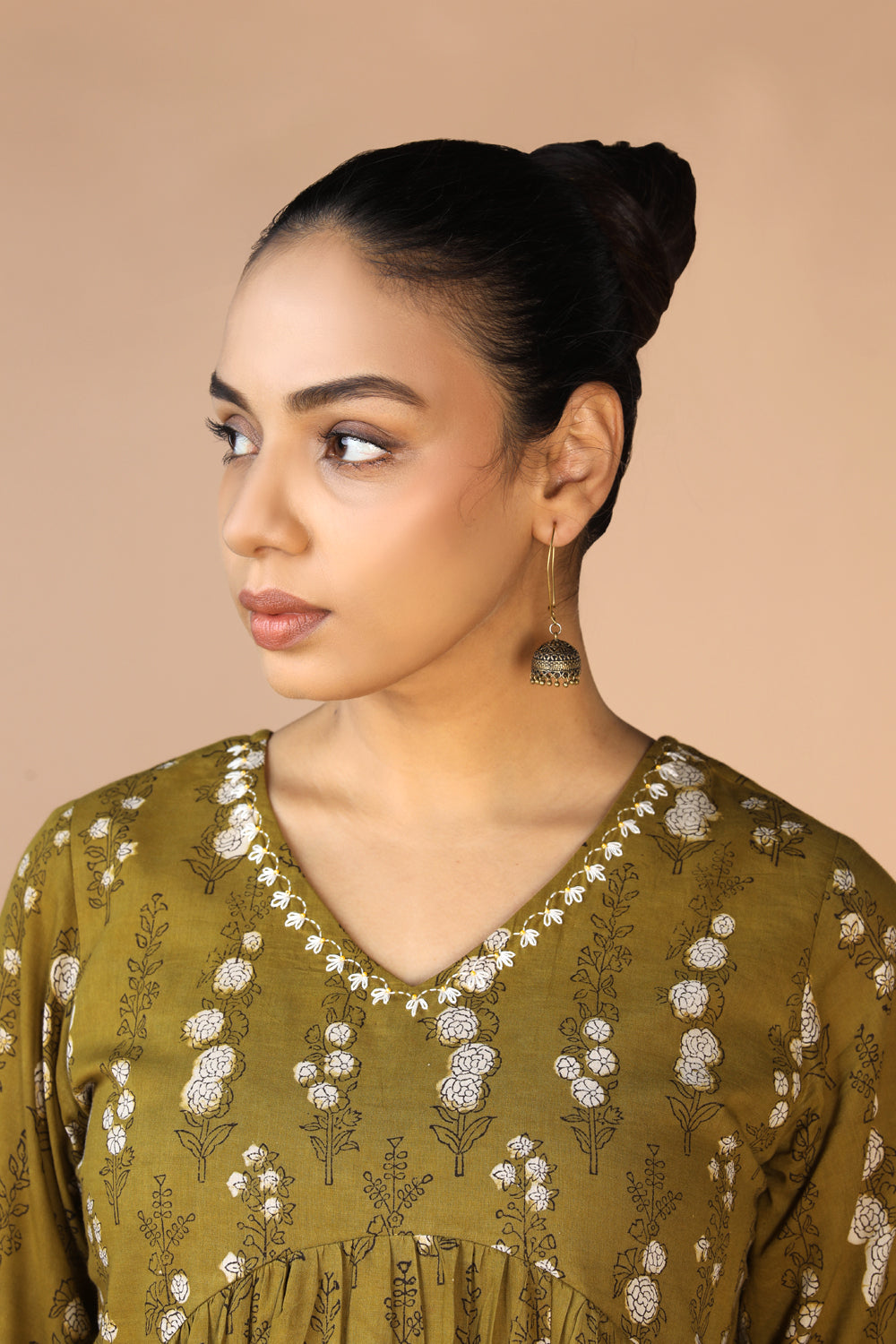 Image of Bagru Handblock printed cotton Dress