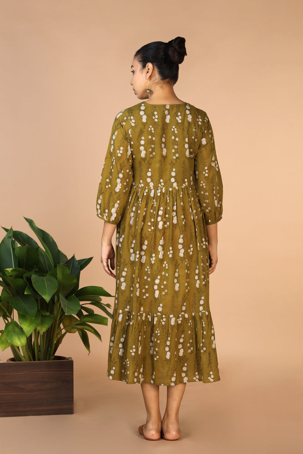Image of Bagru Handblock printed cotton Dress