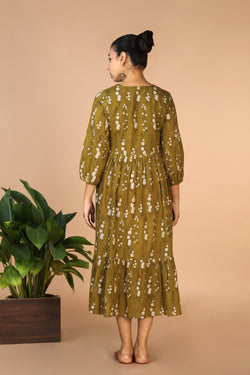 Collection of Bagru Handblock printed cotton Dress in a gallery layout