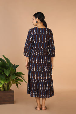 Image of Bagru Handblock printed cotton Dress