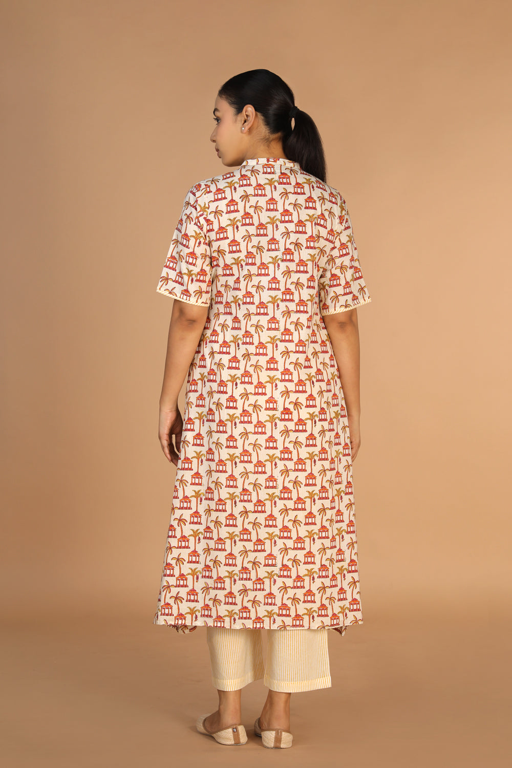 Image of Hand block printed kurta