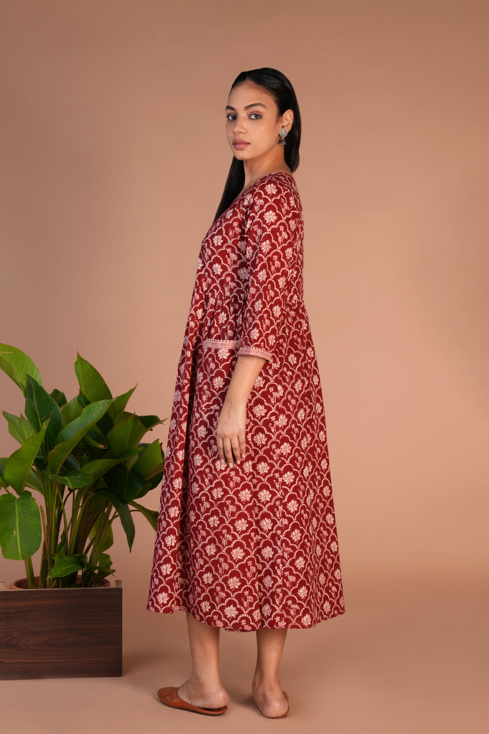 Bagh block printed  dress