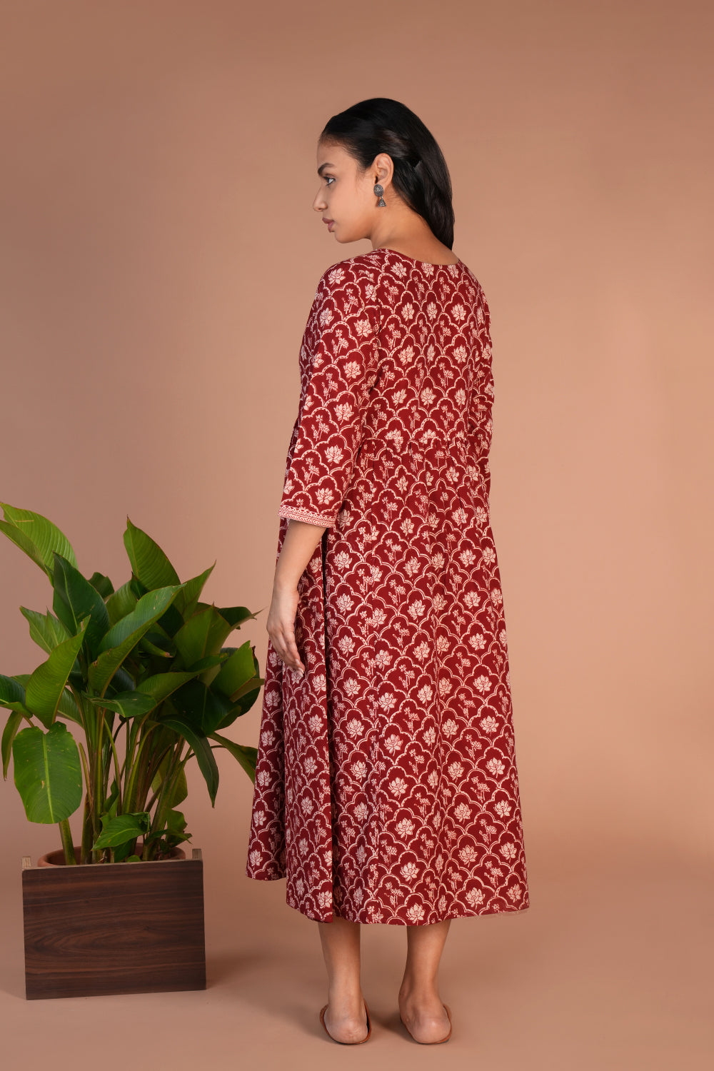 Bagh block printed  dress