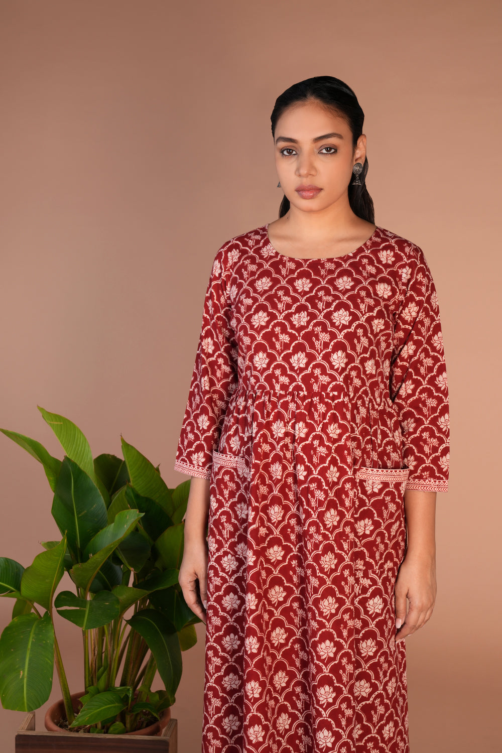 Bagh block printed  dress