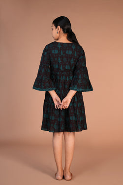 Image of Bagh block printed Short Dress