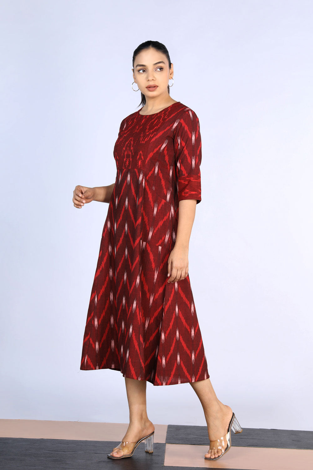 Cotton Pochampally Ikat dress