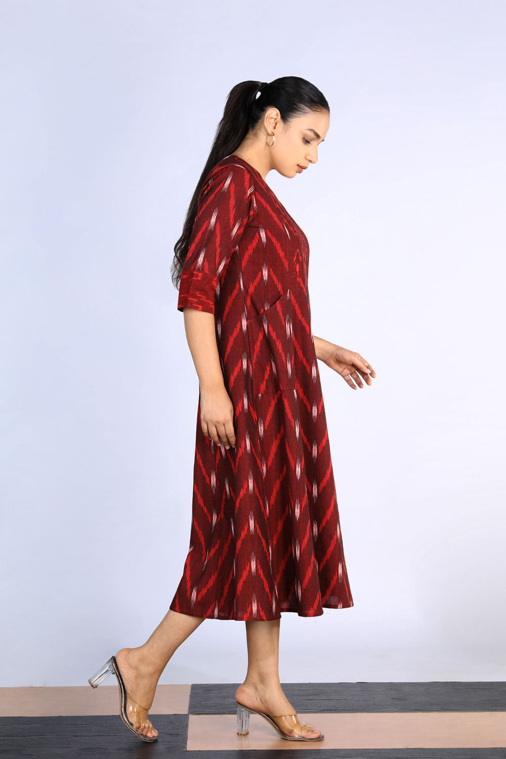 Cotton Pochampally Ikat dress