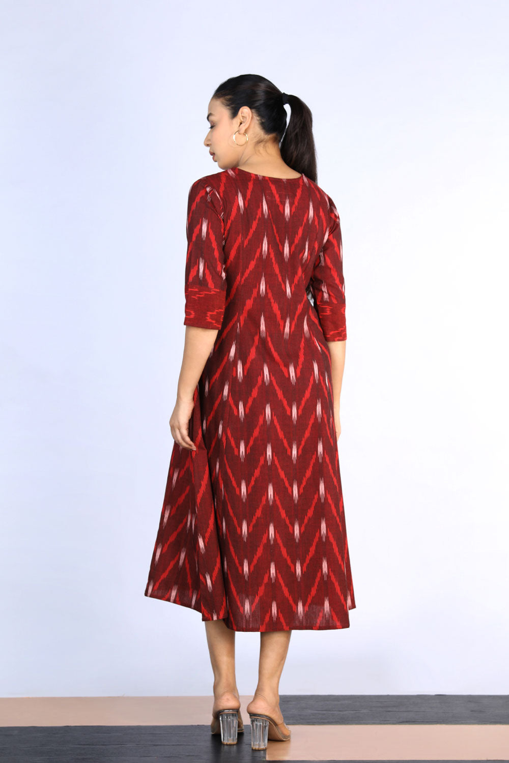 Image of Cotton Pochampally Ikat dress