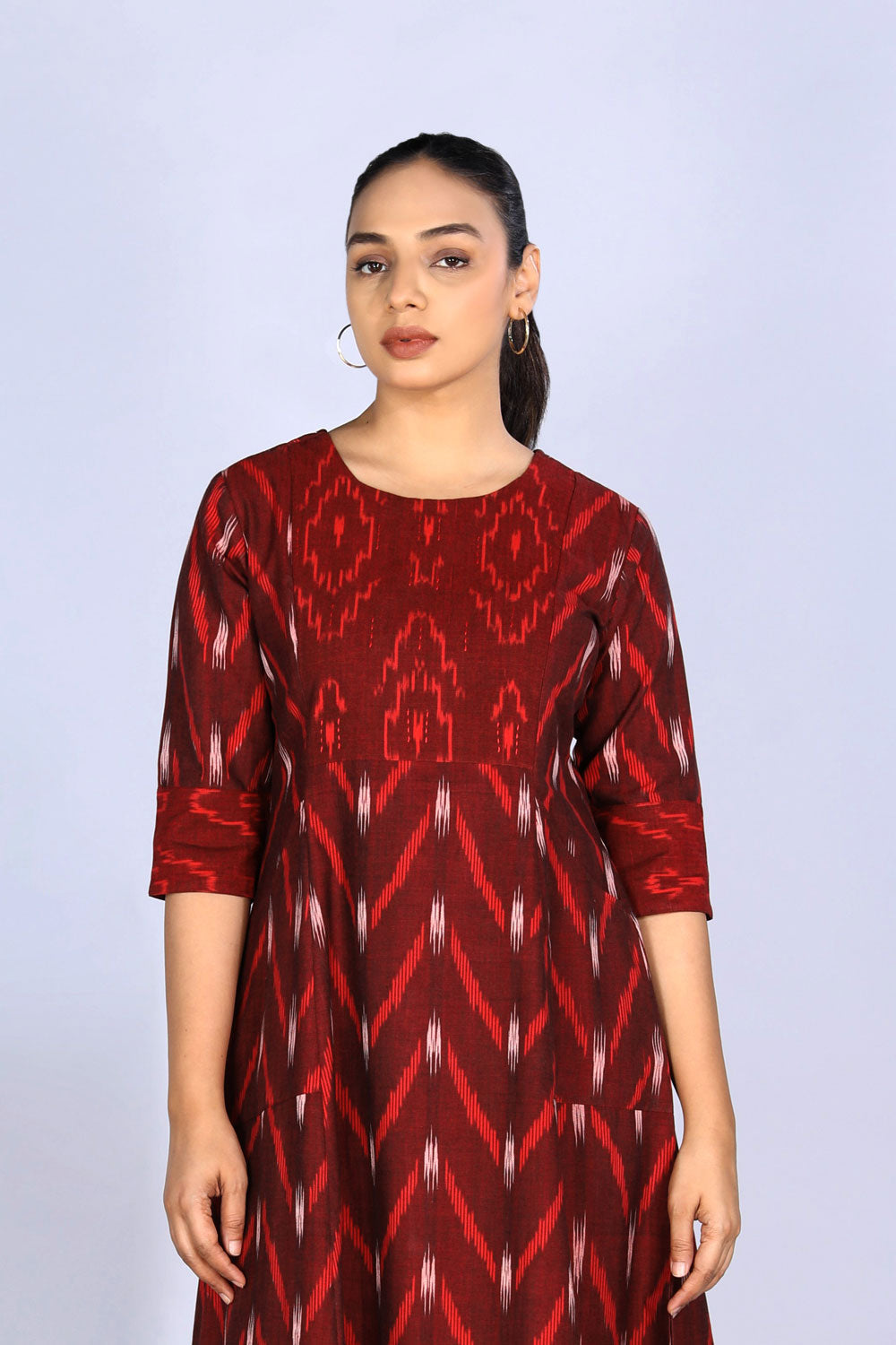 Cotton Pochampally Ikat dress