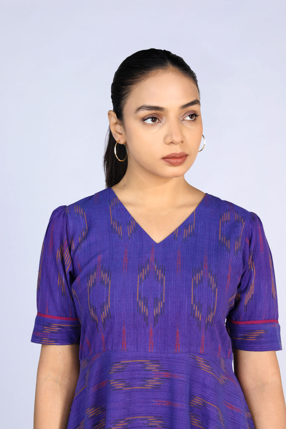 Cotton Pochampally Ikat dress