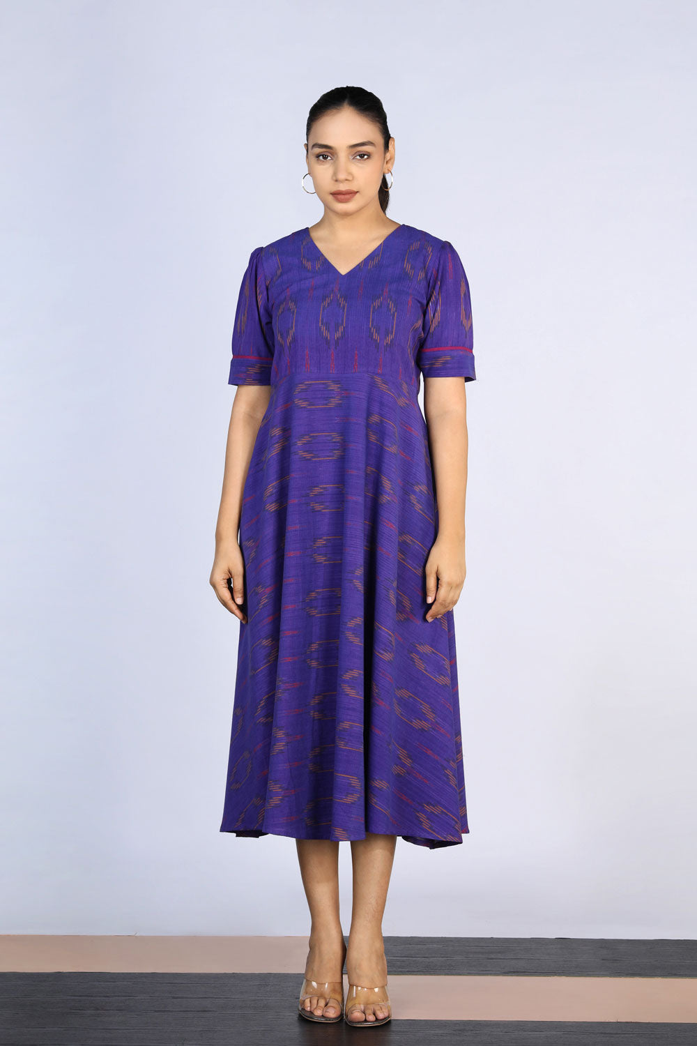 Cotton Pochampally Ikat dress 