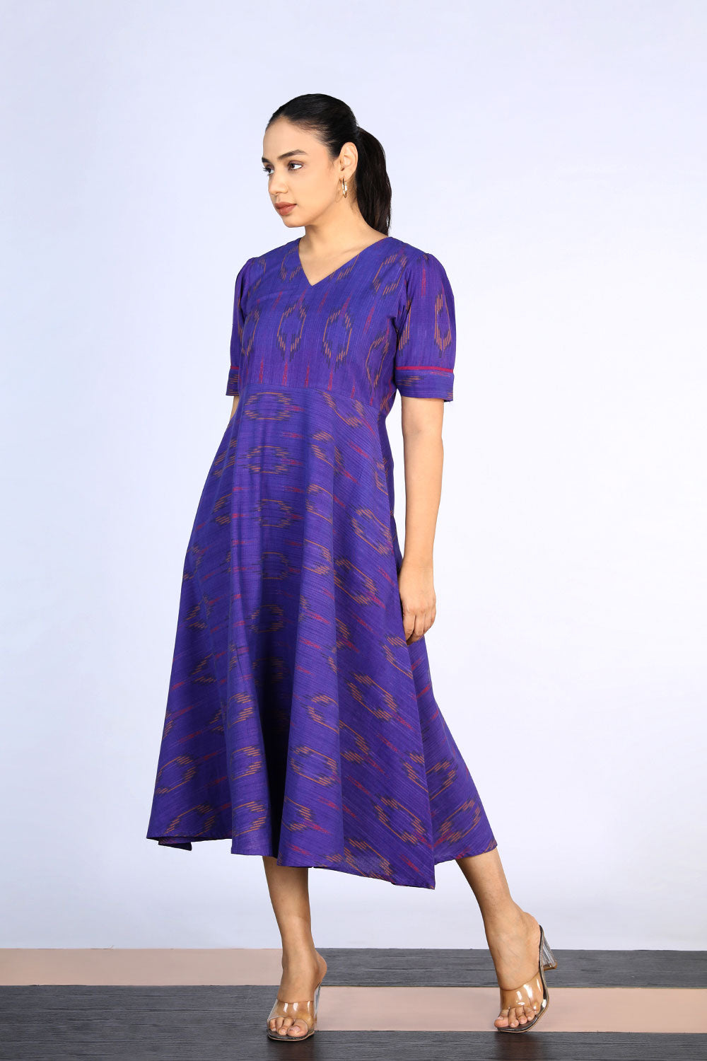 Cotton Pochampally Ikat dress