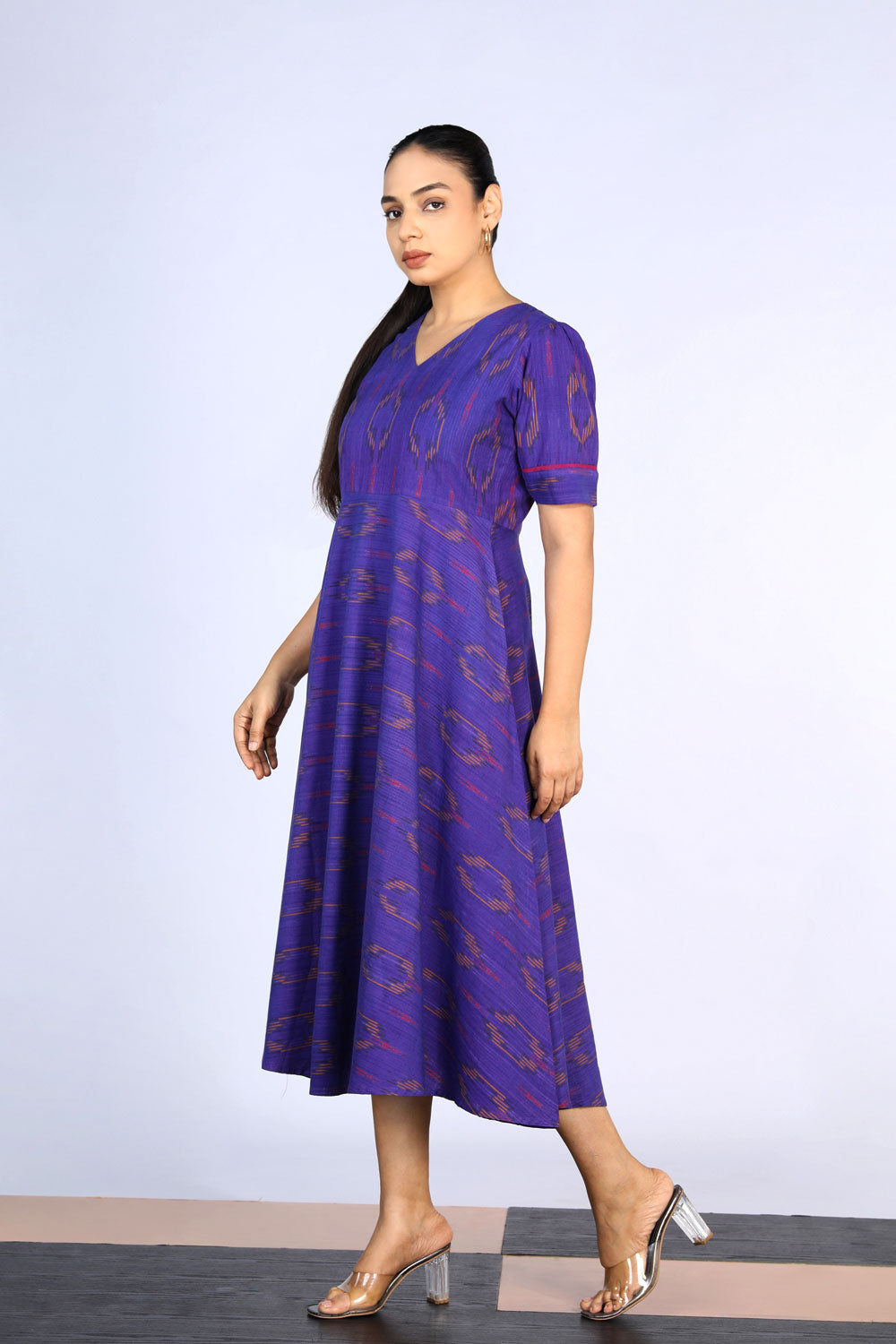 Cotton Pochampally Ikat dress