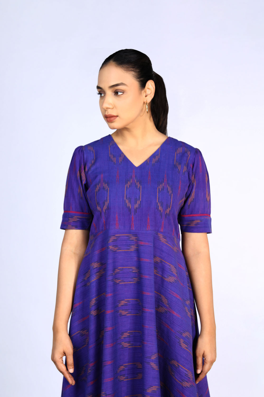 Cotton Pochampally Ikat dress