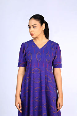 Image of Cotton Pochampally Ikat dress