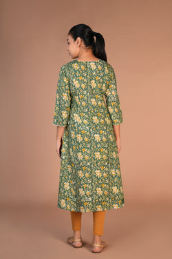 Image of Hand block printed cotton kurti