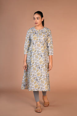 Image of Hand block printed cotton kurti