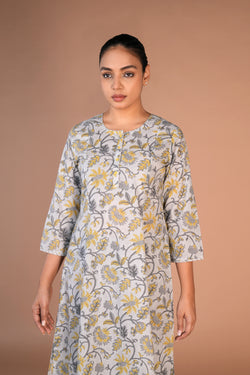 Image of Hand block printed cotton kurti