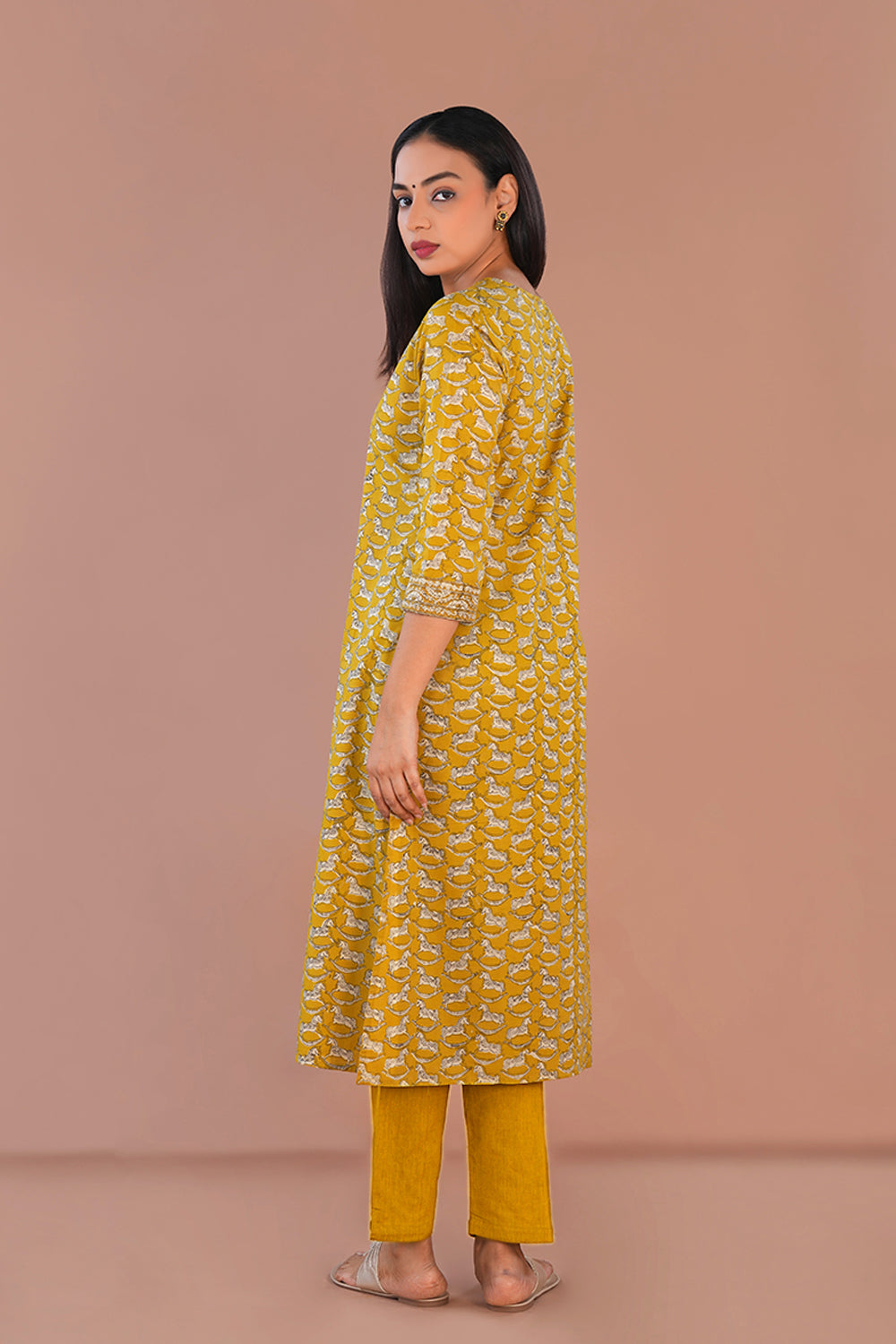 Image of Bagru Handblock printed Kurta