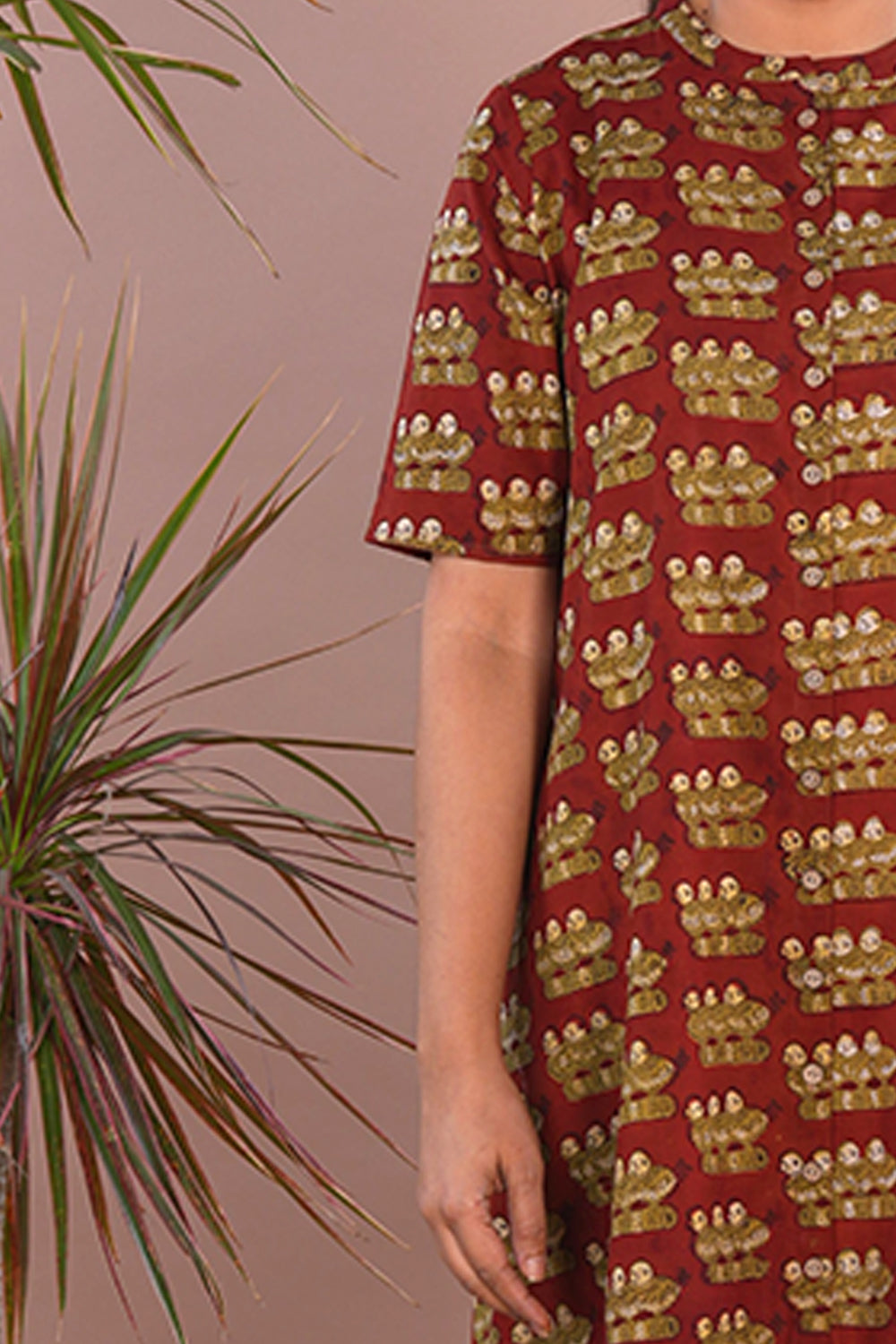 Image of Bagru Handblock printed dress