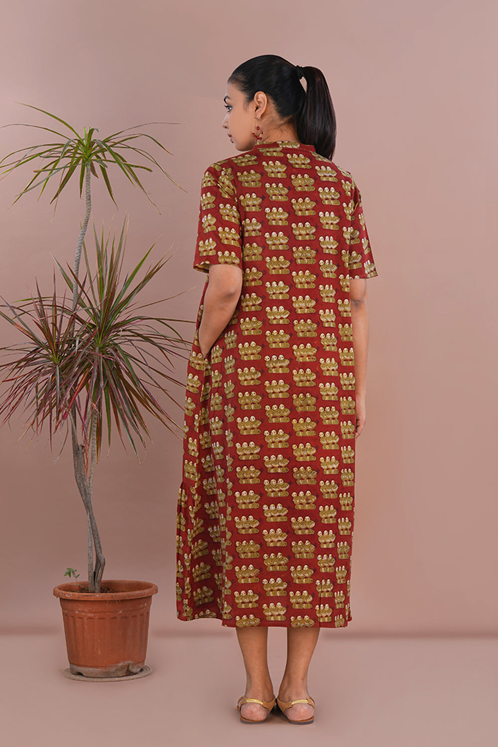 Image of Bagru Handblock printed dress