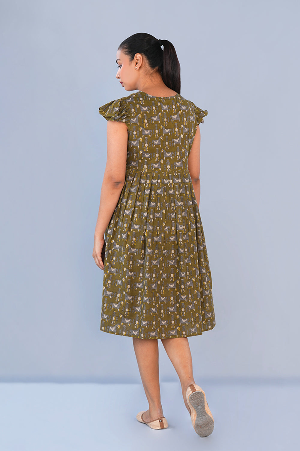 Image of Bagru short dress