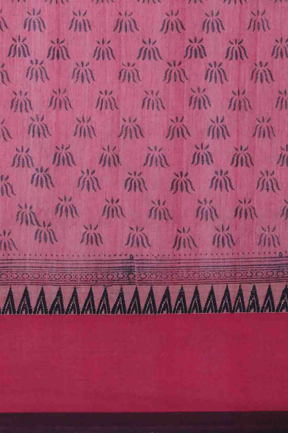 Image of Coffee Birdie handloom Kalamkari saree