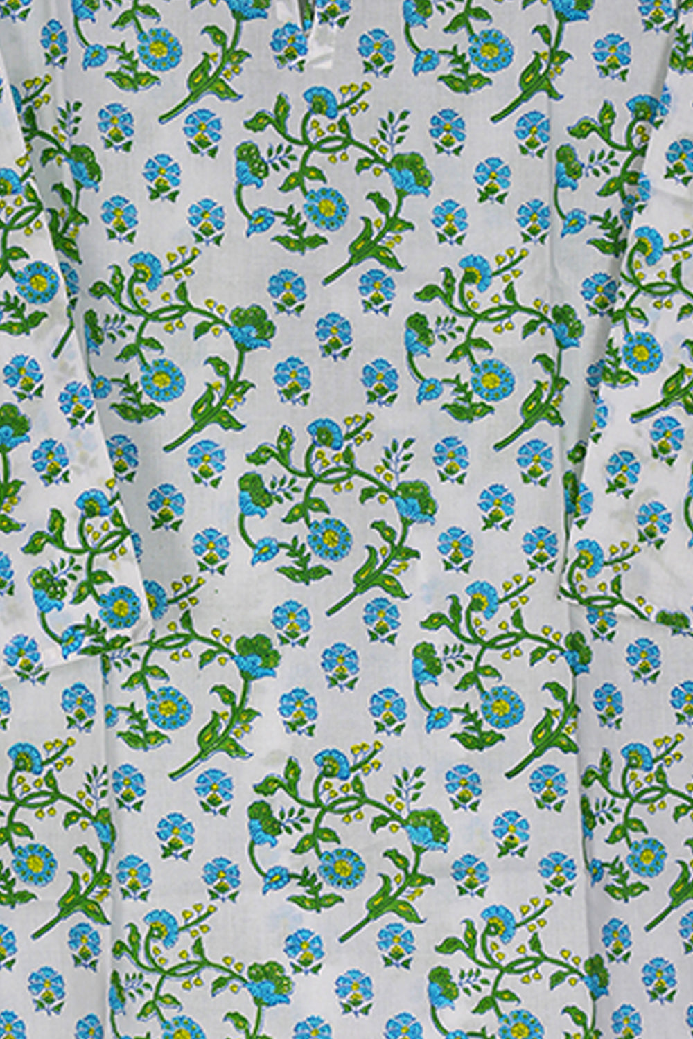 Image of Ocean Blue Block printed lounge set