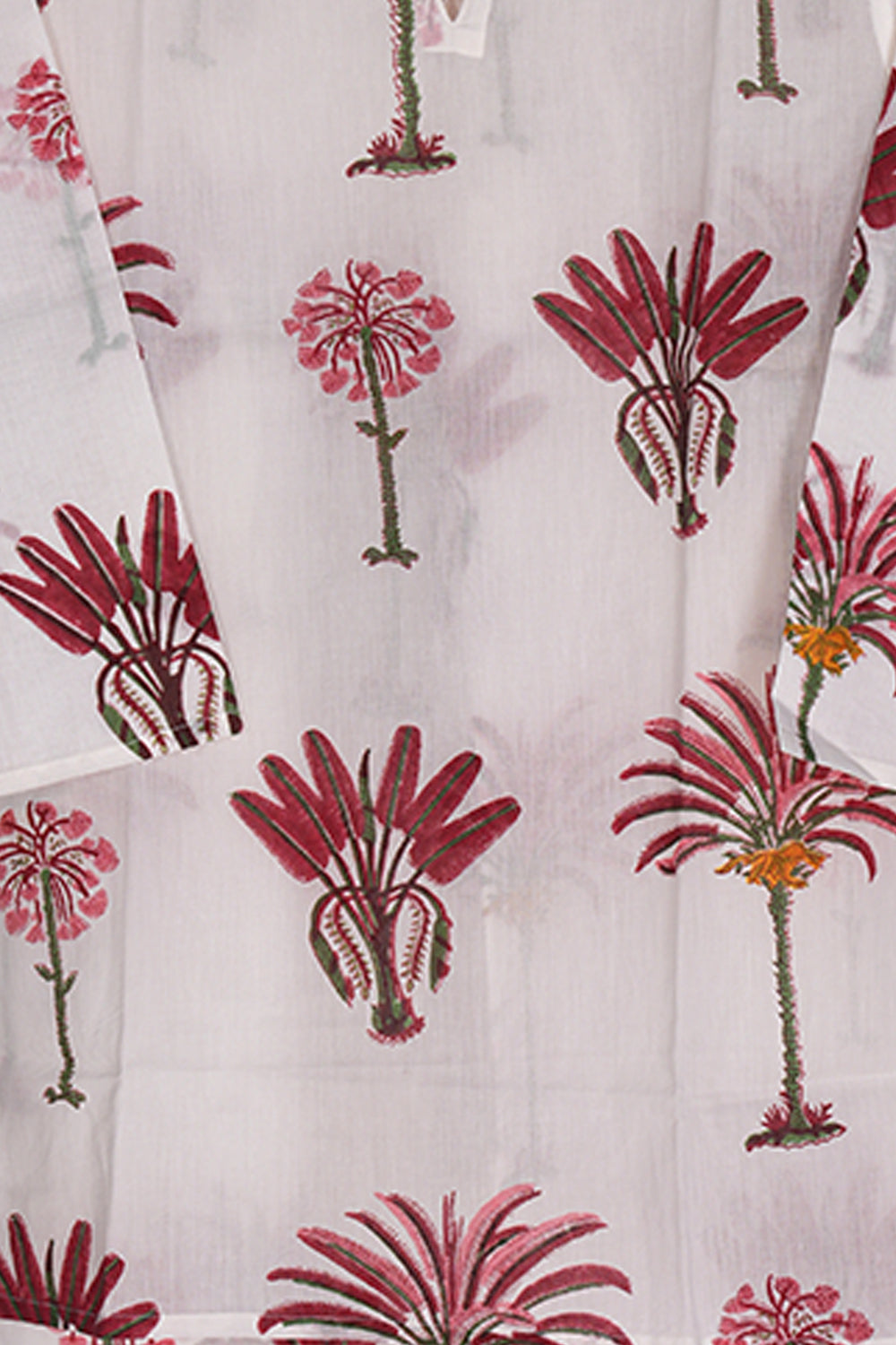 Image of White Block printed lounge set