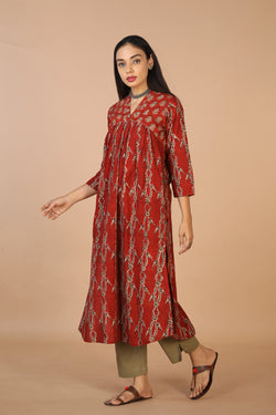 Image of Kalamkari cottton kurta