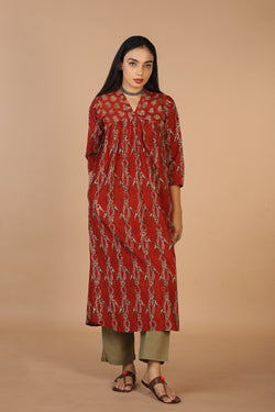 Image of Kalamkari cottton kurta