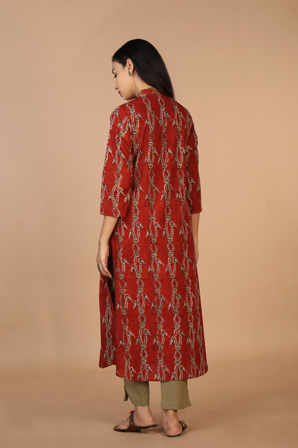 Collection of Kalamkari cottton kurta in a gallery layout