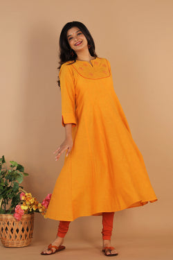 Image of Traditional long panelled dress