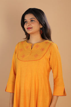 Image of Traditional long panelled dress