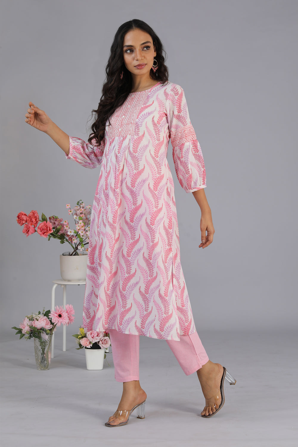 Image of Block printed cotton kurti