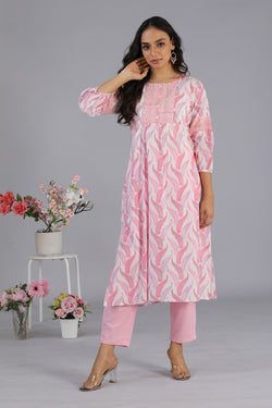 Collection of Block printed cotton kurti in a gallery layout