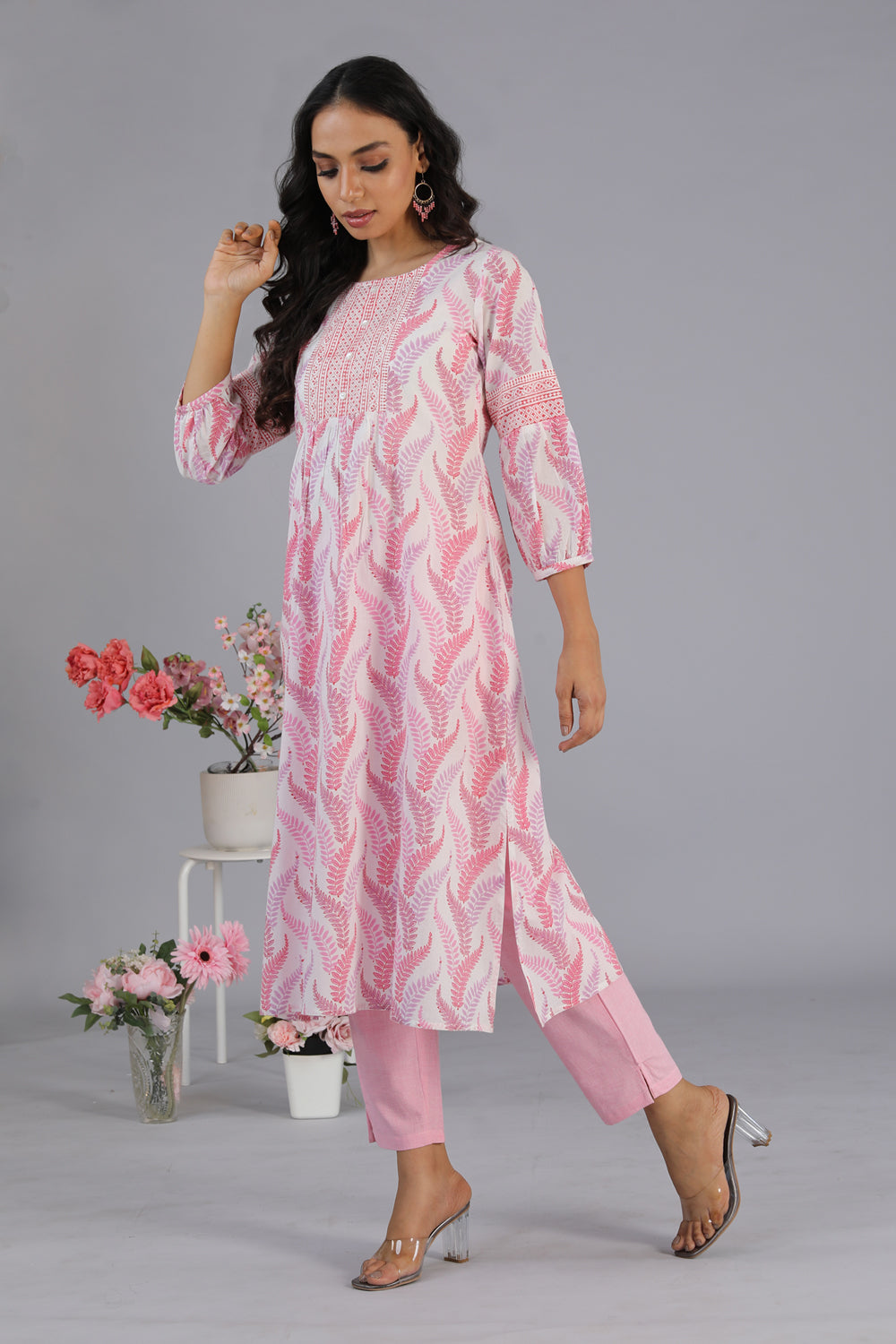 Image of Block printed cotton kurti