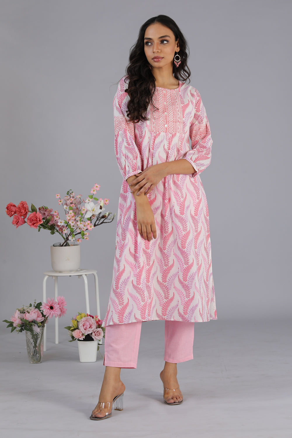 Image of Block printed cotton kurti