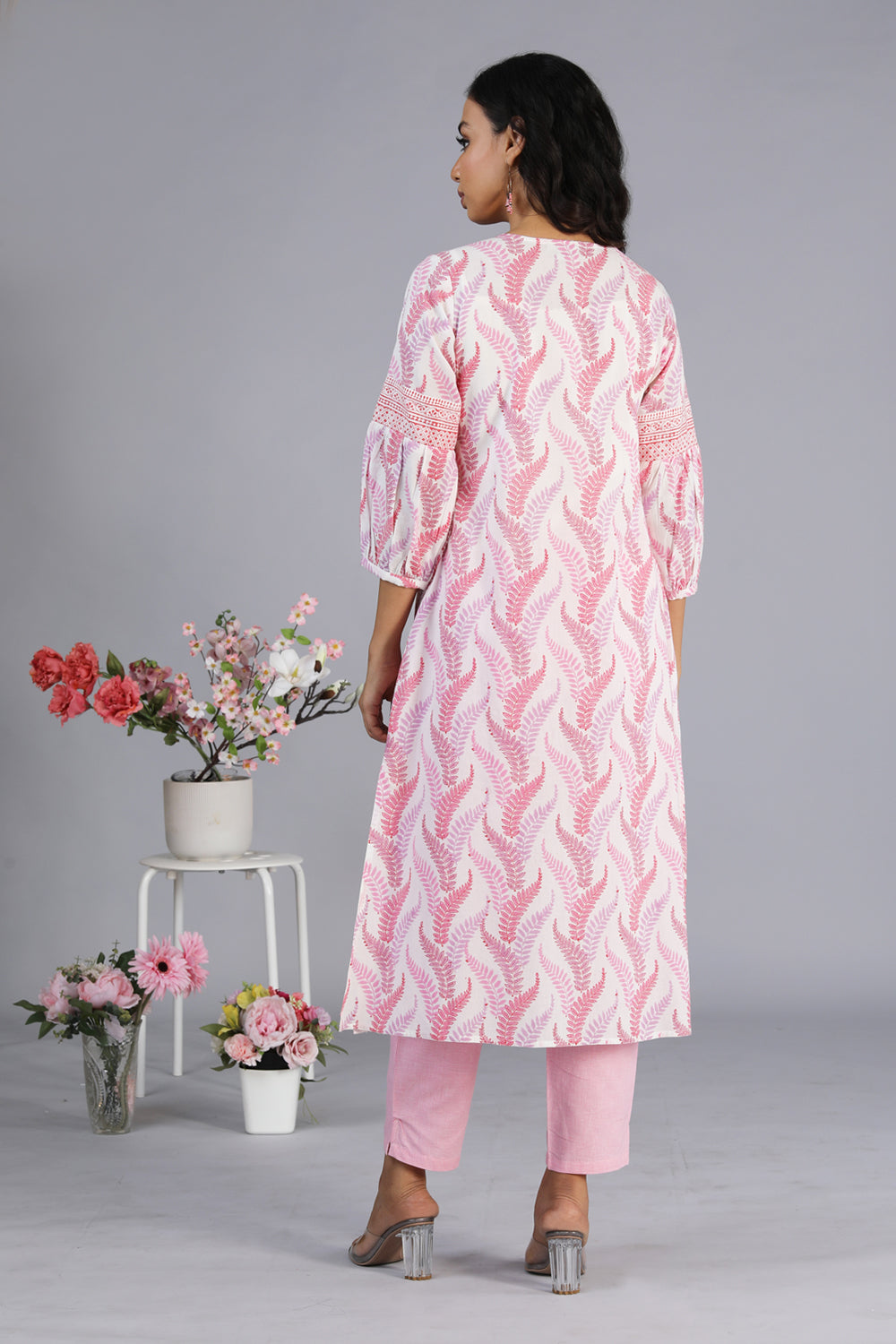 Image of Block printed cotton kurti