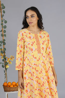 Collection of Handblock printed kurti in a gallery layout