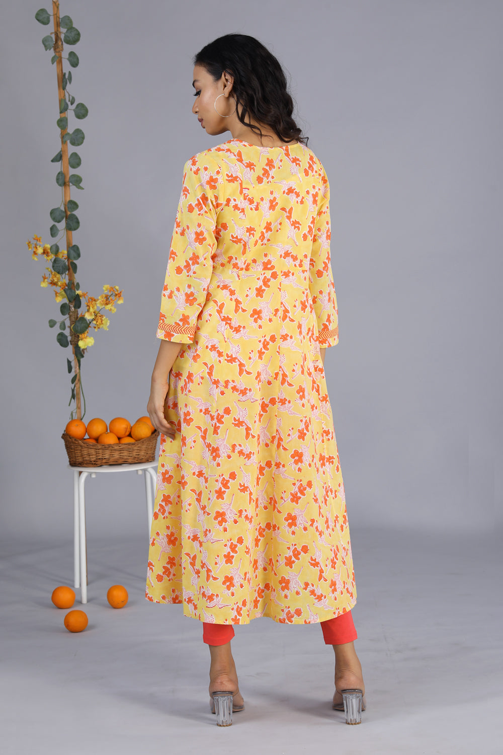 Collection of Handblock printed kurti in a gallery layout