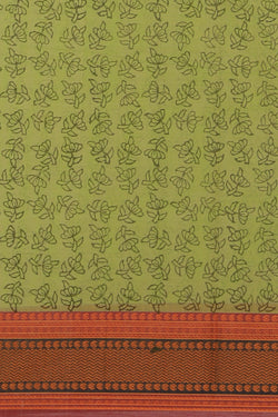 Collection of Hand block printed cotton saree in a gallery layout