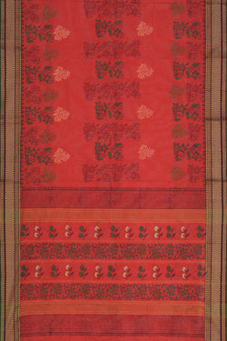 Collection of Hand block printed cotton saree in a gallery layout