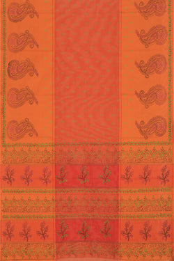 Collection of Hand block printed cotton saree in a gallery layout