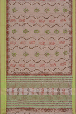 Collection of Hand block printed cotton saree in a gallery layout