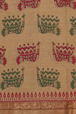 Collection of Hand block printed cotton saree in a gallery layout