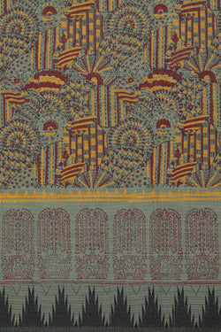 Collection of Hand block printed cotton saree in a gallery layout