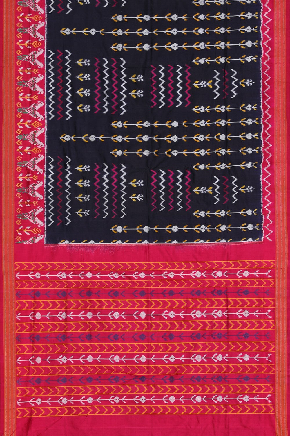 Collection of Pochampally Silk Ikat saree in a gallery layout